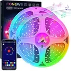 New LED Strip Lights 100ft Music Sync Bluetooth 5050 RGB Room Light with Remote