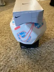 Nike 2022 -23 Mercurial Fade Soccer Ball - White/Hot Punch/Baltic Blue NIP Size5