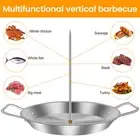 2Set Vertical Spit Stand Vertical Meat Skewer Vertical Skewer Grill for Meat