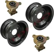 YC Yier ATV Wheel Tire Rim 7 Inch Rim 3 Stud with 17mm Bearing Front Wheel Hubs for 16x8-7 Wheel Tire 70cc 90cc 110cc 125cc ATV Quad Go Kart Buggy 4 Wheelers Mini Bike Taotao Coolster