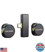 FULAIM X3 Wireless Lavalier Microphone for iPhone 15 Series, Android, Tablet,