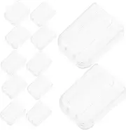 SHERCHPRY 20pcs Transparent Toothbrush Covers Travel Protector Caps for Electric Toothbrush Heads Ensures Cleanliness Dust Protection for Home Travel Use