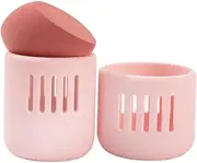 Silicone Makeup Sponge Holder Travel Pink