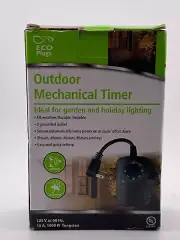 ECO Plugs Outdoor Mechanical Timer Outlets All Weather