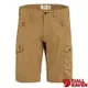 【Fjallraven 北極狐】男 Abisko Shorts 彈性耐磨登山健行短褲.多口袋工作_82833-232 蕎麥棕