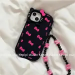 粉紅色蝴蝶結🎀可愛卡通KITTY貓 適用蘋果14 IPHONE13手機殼 保護套📱