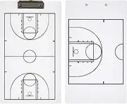 TuoYi Basketball Coaching Board, Coaches Clipboard, Dried Erase Marker Strategy Board Coaches Marker Whiteboard, Double Sided Basketball Clipboard