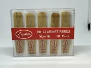 Lazarro® Reeds for Bb Clarinet 10 pack of Size 2.5 Clarinet reeds