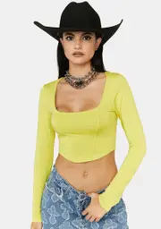 Sharp Shooter Long Sleeve Top
