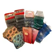 Vintage Mesh Bristle Rollers Pins Lot New Old Stock European Hermes France Italy