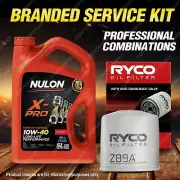 Ryco Oil Filter Nulon 5L XPR10W40 Engine Oil Kit for Audi A4 B5 A6 C5 A8 D2 (for: Volvo)
