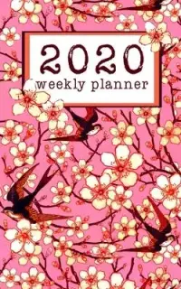 在飛比找博客來優惠-2020 weekly planner: cherry bl