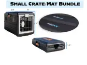 MiraPet Pet Carrier & Crate 21 1/2" Small Collapsible Cat & Dog Crate and Pad
