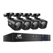 UL-Tech CCTV Security System 4CH DVR 4 Cameras 1080p