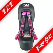 Middle Bump Bench 3rd Seat & Pink Harness Polaris RZR XP1000 S 900/1000 XP Turbo