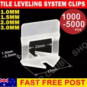 1-2000 Tile Leveling System Clips Levelling Spacer Tiling Tool Floor Wall 1-3mm