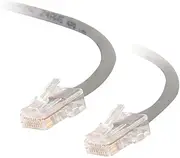 C2G 0.5M Cat5e Network Crossover Patch Cable. Xover Ethernet Cable, Peer-to-Peer Computer Lead. Grey CAT5E PVC UTP