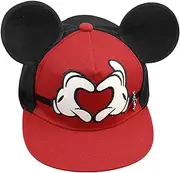 [AMPOSSTO] Children's Cartoon Mouse Ear Baseball Cap Kids Cute Adjustable Snapback Trucket Hats for Boys Girls Outdoor Sports Sun Hats