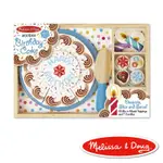 美國瑪莉莎 MELISSA & DOUG 玩食趣 - 生日蛋糕玩具組 , 藍底