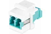 StarTech.com LC to LC Coupler, LC Fiber Coupler, LC/UPC Duplex Keystone Jack, Fiber Optic Keystone Coupler for Patch Panel - LC