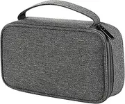 Hard Case Storage Bag,Electronics Accessories Storage Carrying Case | Smooth Zippers Travel Cable Organizer Pouch for Everyday Use, Travel, Business Trip, Outdoor Sports