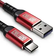CABLETEX Controller PS5 Charging Cable 3 m Quick Charging Cable for Playstation 5 | Controller Cable for PS5 DualSense Controller USB A & USB C