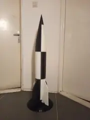 WW2 V2 rocket model 130cm with stand
