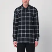 [Alexander McQueen] Cotton Flannel Checkered Shirt 15 3/4 US Print