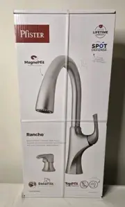 Pfister Rancho Stainless Steel Pull-down Kitchen Faucet F-529-7RCHGS