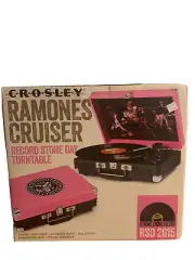 New - The Ramones Cruiser Turntable - Limited Edition Record Store Day RSD 2015