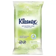 Kleenex Anti-bacterial Wipes 15 Pack