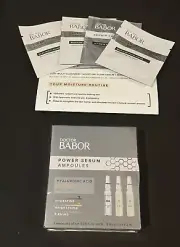 Babor 3x Power Serum Ampoule Clean Formance Cleanser Cream Repair 4pc Travel Set