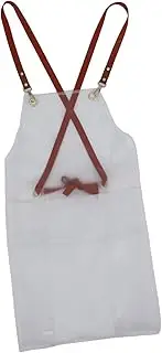 Homoyoyo Transparent Kitchen Apron Adjustable Bib Apron for Men Women Stain Resistant Oil for Cooking Dishwashing Painting Crafting
