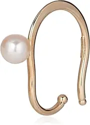 WISP(ウィスプ) Wisp K10 Yellow Gold Akoya Pearl Ear Cuff (FERWP22899), 小, Yellow Gold, Pearl