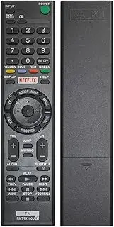 RMF-TX100U Replacement Remote Control for Sony Smart TV, Used for LCD LED UHD HDTV Bravia Smart TVs, with Netflix Buttons (RMF-TX100U)