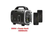 1* Gentrax 800W Max 700W Rated Inverter Generator Pure Sine Wave + 2* VoltX 5000mAh Power Bank