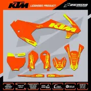 KTM SX50 SX65 MOTOCROSS GRAPHICS MX GRAPHICS KIT DECALS STICKERS SX BLOK ORG/YEL