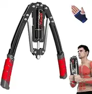 Arm Exerciser, Adjustable 22-440lbs Hydraulic Power Training, Home Chest Exerciser for Men, Expander/Shoulder Muscle Training Fitness Equipment, Smart Rep Counter Twister Trainer