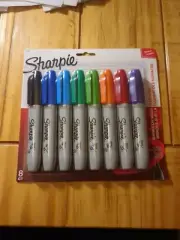 SHARPIE Permanent Markers Chisel Tip Classic Colors 8 Count