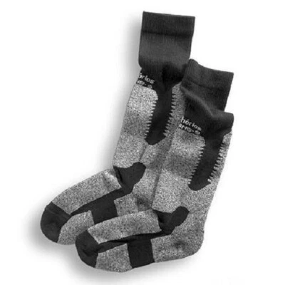 THORLO XSNB-9 EXTREME SNOWBOARD BLACK SOCKS WITH THERMOLITE UNISEX X-SMALL 5-6.5