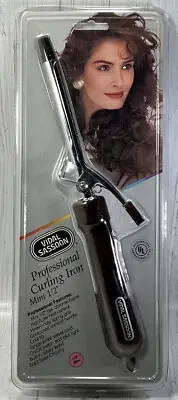 Vintage Vidal Sassoon Professional 1/2" Mini Curling Iron Model VS-103-C NOS