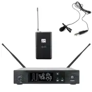 Pro Bodypack with Tie Clip Lapel Wireless Lavalier Microphone Mic System