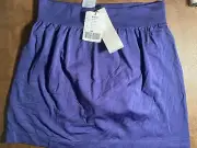 Adidas Deep Blue Climacool Active Wear Slip On Comfort Golf Skort Womens Sz 6