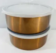 Gold Coast 20-Piece Nesting Copper Stainless Steel Food Storage Bowl Set