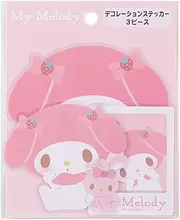 Sanrio New Life Decoration Sticker Set My Melody My Melody 3.8 x 4.1 x 0.04 inches (9.6 x 10.3 x 0.1 cm), Character 002119 Sanrio
