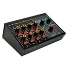 Mix-428 Portable Mixer Compact Size Mono/stereo Switch Metal Shell Mini Mixer