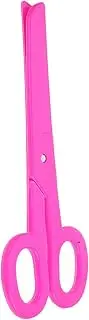 BESTOYARD Clown Scissors Pretend Play Large Scissors Large Fake Scissor Comedy Costume Shears Cosplay Prop Giant Shears Performing Scissor Prop Circus Party Decorations Plastic Pink
