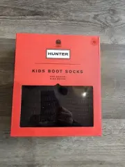 Hunter Kids Half Cardigan Kids Boot Sock Size XL