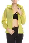 Women's Active Wind Jacket Long Sleeve with Travel Bag Insert