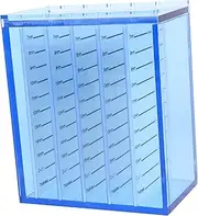 VICASKY Multi Acrylic Eyelash Organizer Box Makeup Storage Case for False Eyelashes Portable and Lightweight Design for Travel Dating Office and Friends Gathering